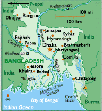 Map of Bangladesh